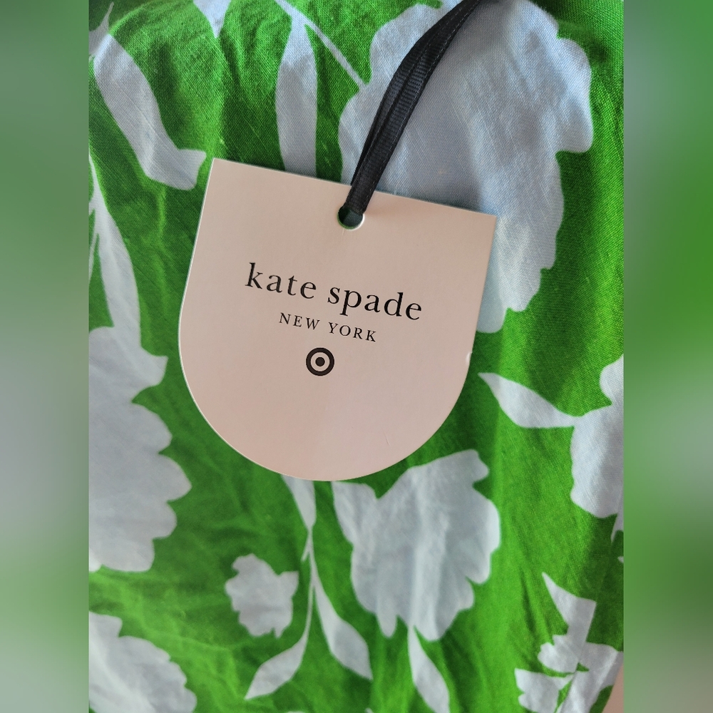 Kate Spade for Target Green & White Floral Midi Skirt ~ NWT ~ Medium - Picture 2 of 13